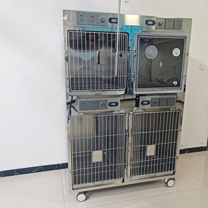Cage de clinique vétérinaire de luxe en acier inoxydable, réutilisable, durable et écologique pour chiens – Fournisseur d'usine - Product Image 5