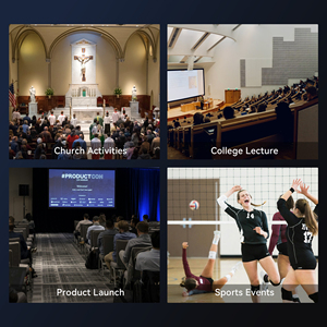 Caméra vidéo PTZ TONGVEO <span class=keywords><strong>nouvelle</strong></span> génération avec plusieurs connexions et suivi IA pour les réunions de diffusion professionnelles - Product Image 4