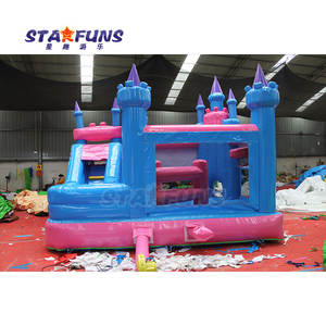 싸구려 공장 냉동 풍선 바운스 하우스 배너 공주 엘사 풍선 탄력 성 키즈 야외 파티 상업 - Product Image 5