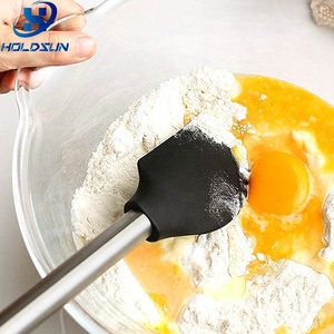 Spatule de cuisson en silicone sans BPA avec manche long antidérapant en acier inoxydable pour mélanger la pâte en cuisine, outil de pâtisserie - Product Image 5