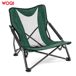 Silla de Playa Plegable Portátil para Exteriores Woqi, Verde, 70X20X60 Cm, con Bolso de Mano - Product Image 1