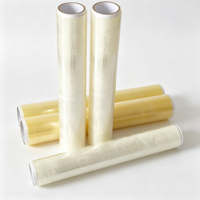 Film alimentaire PVC moulé anti-buée de qualité supérieure 10 microns, petit mandrin 38 mm, pour emballage de produits de boulangerie, plats préparés et traiteur