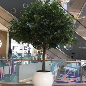 Hochwertiger künstlicher Banyan baum aus Kunststoff, großer künstlicher Ficus im Einkaufs zentrum