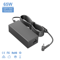 Adaptateur secteur AC/DC 65W 19V 3.42A pour HP Toshiba Lenovo Acer avec embout 3.0mm*1.1mm, design portable et pratique pour les voyages, fournisseur de premier plan
