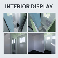 Maison conteneur modulaire de luxe moderne détachable de 20 pieds en acier pour appartements, hôtels, boutiques