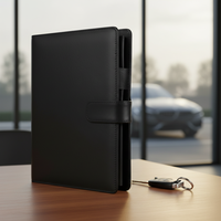 Logotipo personalizado PU PVC cuero vehículo Manual caso cartera Auto propietario regalo maletero documentos titulares coche usuario Manual documento titular