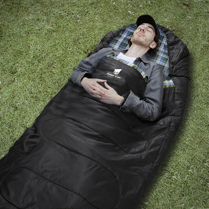 Saco de Dormir Impermeable para Acampar al Aire Libre en Invierno, con Relleno de Algodón Hueco y Forma de Tela de Poliéster, con Bolsa de Compresión - Product Image 6