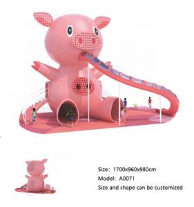 Equipo de Juego al Aire Libre No Estándar Flyfun con Tobogán de Cerdito y Escalada para Complejos Turísticos o Parques de Atracciones Sin Motor - Product Image 2