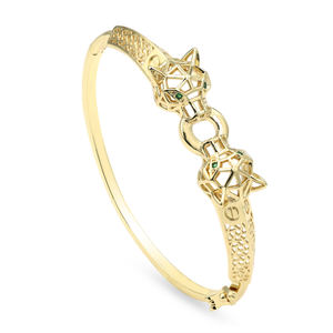 Ultimo 18K oro placcato in ottone gioielli <span class=keywords><strong>U</strong></span> a forma di ferro di cavallo fibbia zircone braccialetto alla moda per le donne bracciale - Product Image 3