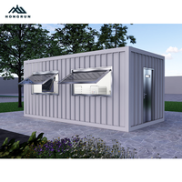 Maison modulaire préfabriquée de 20 pieds et 40 pieds, café-bar, restaurant de luxe populaire