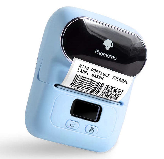 Phomemo M110 Qr Code Price Label Printer Maker Wireless Photo Thermal Sticker Printer Machine for Ios Android