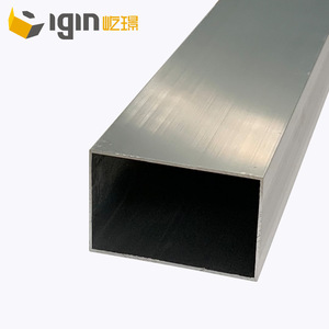 ท่ออลูมิเนียมสี่เหลี่ยม Yijing ขนาด 67x44 มม. ผลิตจากอลูมิเนียมอัลลอย 6063 สำหรับงานก่อสร้างและตกแต่ง - Product Image 1