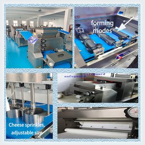 Línea de Producción de <span class=keywords><strong>Pizza</strong></span> de Corte Delgado Estilo Americano Longyu, Máquinas de Fabricación Comercial Automáticas para Fábrica de <span class=keywords><strong>Pizza</strong></span> Congelada - Product Image 2