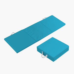 Vente en gros chaude ramadan mini tapis de prière pliable musulman islamique couleur unie mini tapis de prière pliable en relief reste dos - Product Image 3