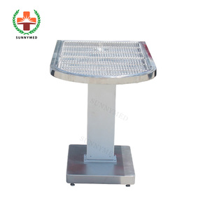 SY-W018 Clinic Examination <strong>Instrument</strong> Veterinary Operation Table Drain Stainless Steel <strong>Autopsy</strong> Operation Table - Product Image 2