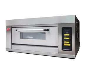 Kualitas Terbaik Tiongkok Oven 3 dek komersial Gas 6 baki dan kue listrik Oven roti dan kue untuk dijual