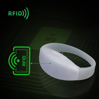 Bracelet LED à commande DMX, activé par le son, clignotant, en silicone, pour festivals de musique et événements