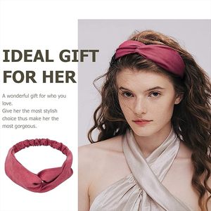 Diademas Turbante para Mujer, Elásticas con Espalda Cruzada, Bandas para el Cabello Estilo Vintage, Accesorios para el Cabello - Product Image 5