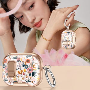 Nueva Funda personalizada compatible para <span class=keywords><strong>AirPods</strong></span> Pro 3 <span class=keywords><strong>Airpods</strong></span> 4 funda de auriculares con estampado de flores de dibujos animados para <span class=keywords><strong>AirPods</strong></span> 4 funda de auriculares - Product Image 6