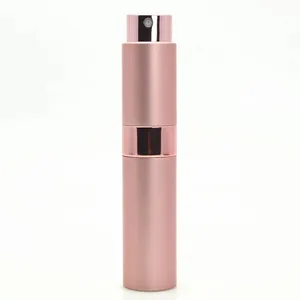 Current Popular Free Samples Double Walls 5ml perfume bottle spray Inner Glass Cylinder Outer Metal Material China Manufactures