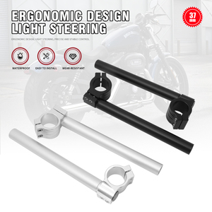 Manubri Universali Clip-on da 35mm e 37mm per Moto, Stile <span class=keywords><strong>Cafe</strong></span> <span class=keywords><strong>Racer</strong></span> e Sportbike, Personalizzabili in Nero, Disponibili Direttamente dalla Fabbrica - Product Image 3