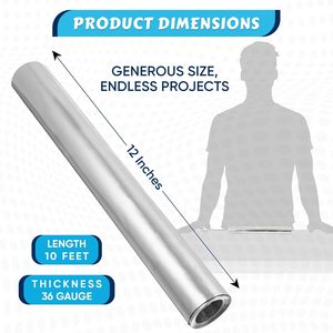 China Factory Custom logo Food Grade Silver Aluminum Foil Food <b>Wrapping</b> <b>Paper</b> Roll Price with Color Corrugated <b>Paper</b> Box - Product Image 4
