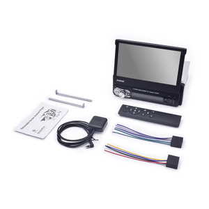 <span class=keywords><strong>Autoradio</strong></span> <span class=keywords><strong>1</strong></span> <span class=keywords><strong>Din</strong></span> 7 pouces 2+32G <span class=keywords><strong>avec</strong></span> écran tactile <span class=keywords><strong>motorisé</strong></span> escamotable, prise en charge Mirror Link, FM, AUX, USB, SD - Product Image 4