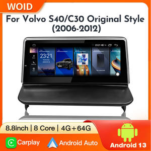 Écran Android <span class=keywords><strong>Auto</strong></span> Carplay pour Volvo C30 S40 V50 C70 2006 - 2012 Autoradio Lecteur multimédia 4G GPS Navigation Stéréo - Product Image 2