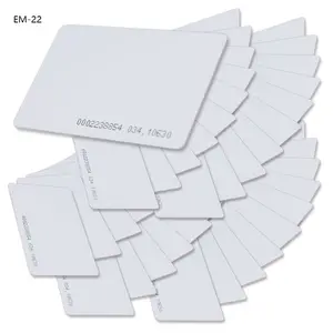 新设计的复旦f08芯片空白pvc卡，带条纹，用于门禁