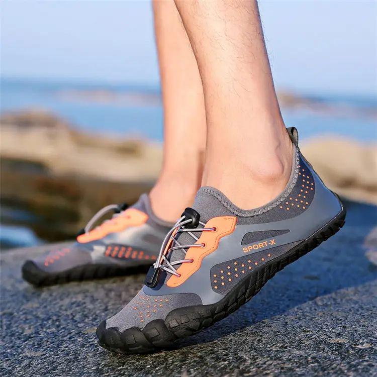 Mesh shoes rubber swimming shoes water sports shoes barefoot quick-dry aqua yoga
