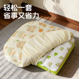 Dog <b>Bed</b> Cover Waterproof Removable Washable Rectangle Pet Bedding Sheet For Cat Four Seasons Size 74x61cm 90x74cm - Product Image 3