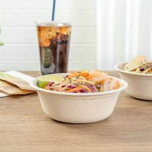 Tazón Redondo Ecológico de Caña de Azúcar de 29 oz, Duradero, Apto para Microondas, Resistente al Calor, Desechable y Biodegradable para Restaurantes y Picnics - Product Image 5