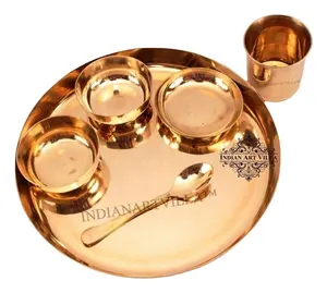 Bronze Dinner Set In Utensils At Discount Price Best Quality Dinner Thali Set Supplier & Exporter From India