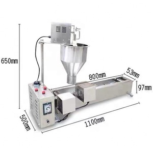 Nueva Máquina Automática para Hacer <span class=keywords><strong>Mini</strong></span> <span class=keywords><strong>Donuts</strong></span> de Acero Inoxidable con Control de Temperatura para Procesamiento de Harina - Product Image 1