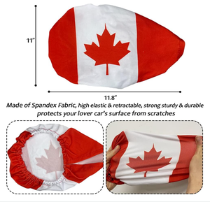 Coques de rétroviseurs latéraux drapeau du Mexique, résistantes aux intempéries, en polyester, pour voitures, petits SUV, toutes coques de rétroviseurs drapeau national, 2 pièces, personnalisées - Product Image 5