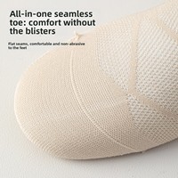 Chaussettes mi-mollet déodorantes sans couture en soie de mûrier pour femme, fines et respirantes, en maille, à une seule aiguille, pour l'été, anti-roulement