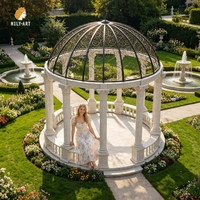 Gazebo de Mármol Estilo Occidental MILY, Tallado a Mano, de Alta Calidad para Arquitectos de Paisajes y Desarrolladores de Resorts de Lujo