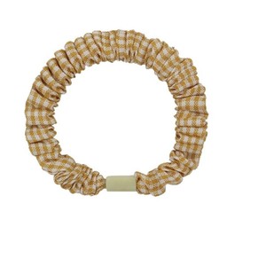 Chouchous à tête <span class=keywords><strong>plate</strong></span> imprimé à carreaux petit intestin bandeau pour cheveux fait à la main bandeau pour cheveux doux étiquette personnalisée emballage - Product Image 5
