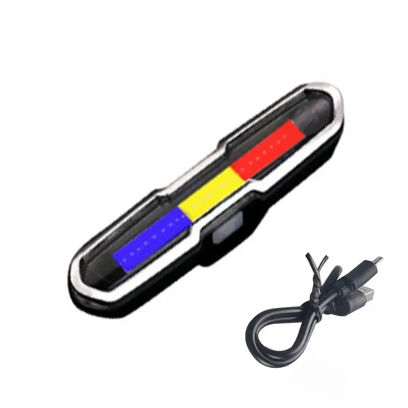 TOPCOM Powerful Flashing Bicycle Bike Back Light LED USB Rechargeable Bicycle Tail Light