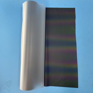 <strong>Rainbow</strong> Reflective Heat Transfer Printing Vinyl Film Iron on <strong>T</strong> <strong>Shirts</strong> - Product Image 2