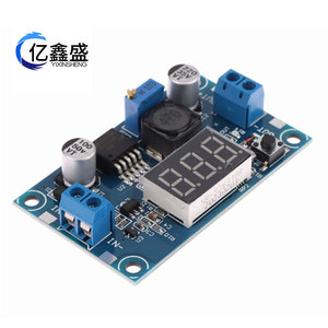 Convertidor DC-DC YIXINSHENG LM2596, Voltaje Ajustable de Entrada de 4.5V-40V con Pantalla de Voltaje para Regulación de Fuente de Alimentación - Product Image 1