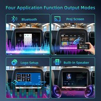 Moniteur de voiture à bas prix, vente chaude, système de divertissement pour siège arrière 13 pouces, écran tactile USB HD, écran arrière pour bus, train, avion
