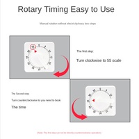Timer memasak dapur Mini 60 menit, alat pengingat waktu dan Alarm keras portabel mekanis tahan lama dengan Alarm keras yang nyaman