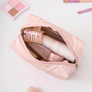 Bolsa de Cosméticos Beilian Rosa, Estuche de Viaje Portátil para Maquillaje, Multiusos para Uso Diario - Product Image 2