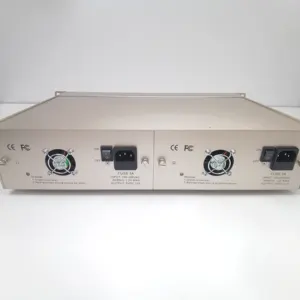 Rack Mount Chassis Metal HD-SDI Video Transmitter Fiber Media Converter CCTV 16 Slots Rackmount
