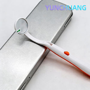 Miroir buccal dentaire à LED anti-buée avec manche en plastique, outil d'examen buccal dentaire avec lumière, miroir buccal, endoscope buccal - Product Image 2