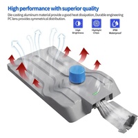 Lampu Jalan LED Sensor Luar Ruangan Multiguna 30W-240W Aluminium Die-Cast IP66 Tahan Air Tiang Dapat Disesuaikan dengan Sensor