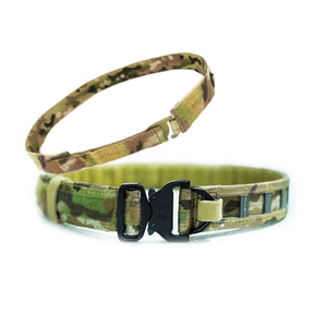 Ceinture tactique multifonctionnelle pour hommes GB00307 en nylon camouflage, pour entraînement en plein air, avec système MOLLE, 2 couches - Product Image 1
