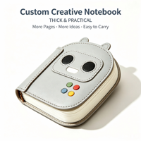 Quaderno in PU Personalizzato con Motivo Stampato e Guscio in PU a Forma di Robot per Quaderno Regalo Personalizzato a Forma di Robot