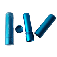 Inhalateur en aluminium bleu rose gris violet pour huiles essentielles et diffuseur d'huiles d'aromathérapie-pour usage domestique
